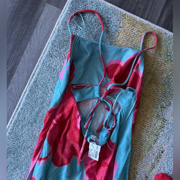 Rhythm Inferna Floral Bias Midi Dress - Picture 4 of 6